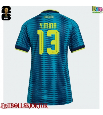 Colombia Yerry Mina #13 Bortatröja Dam VM 2026 Kortärmad
